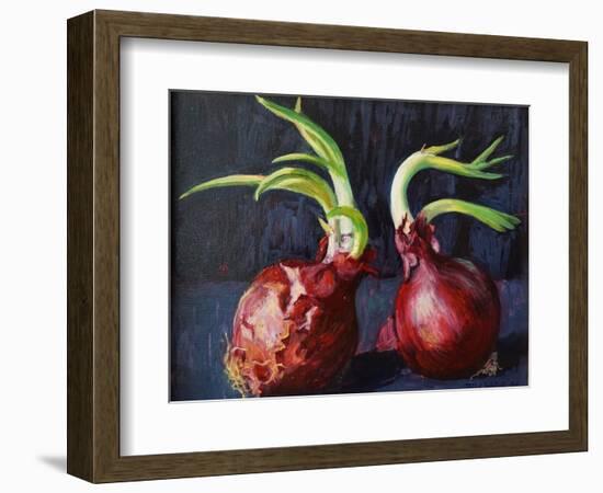 Onions 2021 (oil)-Tilly Willis-Framed Giclee Print