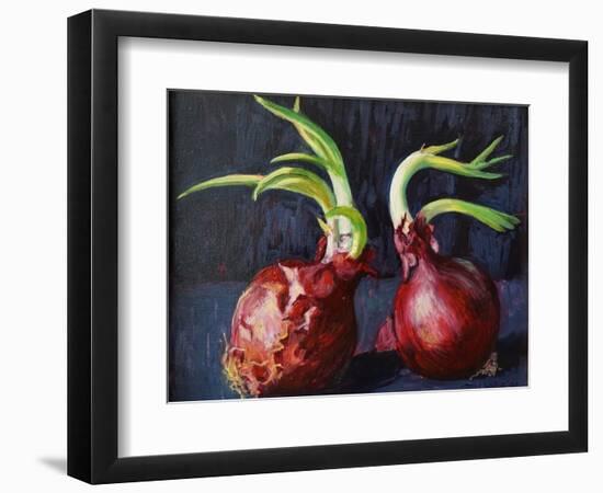 Onions 2021 (oil)-Tilly Willis-Framed Giclee Print