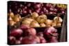 Onions and Shallots Fresh Produce Photo Poster Print-null-Stretched Canvas