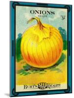 Onions Seed Packet-Lantern Press-Mounted Art Print