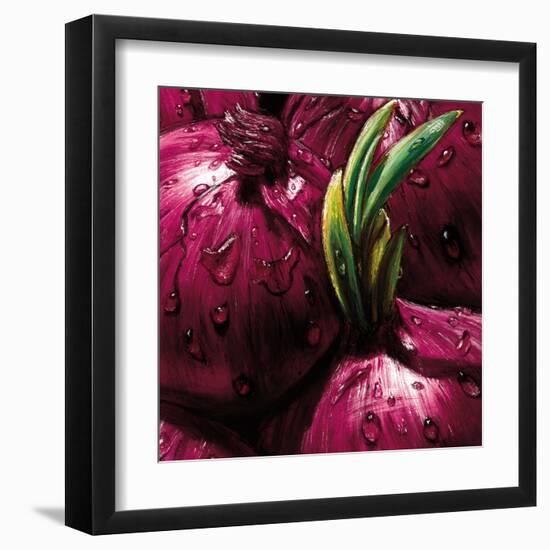 Onions-null-Framed Art Print