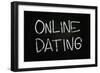 Online Dating-airdone-Framed Art Print