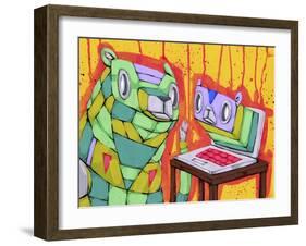 Online Relationship-Ric Stultz-Framed Giclee Print