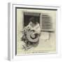 Only a Face at the Window-null-Framed Giclee Print