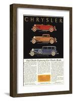 Only Chrysler Engineering…-null-Framed Art Print