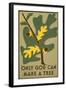 Only God Can Make a Tree, 1938-Stanley Thomas Clough-Framed Art Print