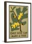 Only God Can Make a Tree, 1938-Stanley Thomas Clough-Framed Art Print