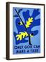 Only God Can Make a Tree-Stanley Thomas Clough-Framed Art Print