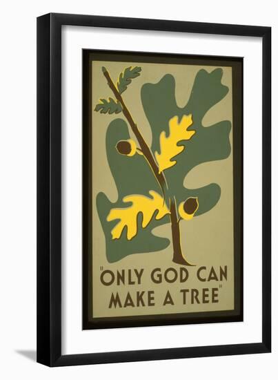 Only God-null-Framed Giclee Print