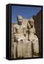 Only known Statue of King Tutankhamun on Left and Wife Queen Ankesenamun-Richard Maschmeyer-Framed Stretched Canvas