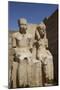 Only known Statue of King Tutankhamun on Left and Wife Queen Ankesenamun-Richard Maschmeyer-Mounted Photographic Print