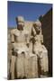 Only known Statue of King Tutankhamun on Left and Wife Queen Ankesenamun-Richard Maschmeyer-Mounted Photographic Print
