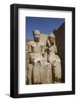 Only known Statue of King Tutankhamun on Left and Wife Queen Ankesenamun-Richard Maschmeyer-Framed Photographic Print