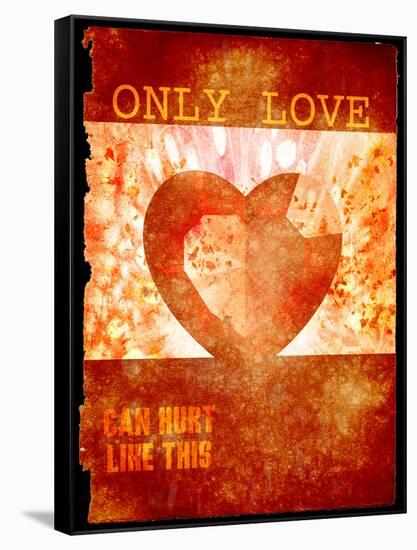 Only Love-null-Framed Stretched Canvas