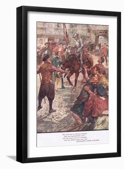 "Only One Hard Stricken Man"-William Rainey-Framed Giclee Print