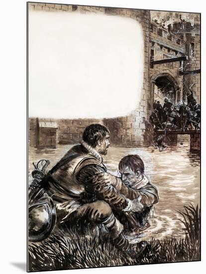 Only Two Survived the Massacre at New Brandenburg-Kenneth John Petts-Mounted Giclee Print