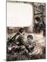 Only Two Survived the Massacre at New Brandenburg-Kenneth John Petts-Mounted Giclee Print