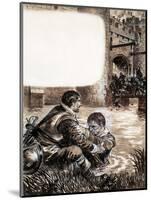 Only Two Survived the Massacre at New Brandenburg-Kenneth John Petts-Mounted Giclee Print