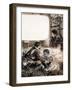 Only Two Survived the Massacre at New Brandenburg-Kenneth John Petts-Framed Giclee Print