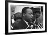 Only Two Weeks Since Jfk's Assassination, Martin Luther King, Met with President Lyndon Johnson-null-Framed Photo