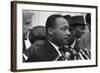 Only Two Weeks Since Jfk's Assassination, Martin Luther King, Met with President Lyndon Johnson-null-Framed Photo