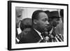 Only Two Weeks Since Jfk's Assassination, Martin Luther King, Met with President Lyndon Johnson-null-Framed Photo