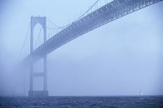 Newport Bridge in Fog-Onne van der Wal-Photographic Print
