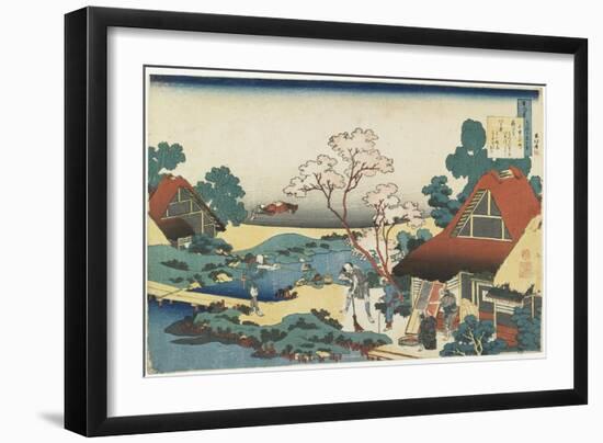 Ono No Komachi, 1835-1836-Katsushika Hokusai-Framed Giclee Print