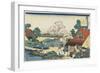 Ono No Komachi, 1835-1836-Katsushika Hokusai-Framed Giclee Print