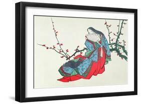 Ono No Komachi in 'L'Art' Magazine, 1875-null-Framed Giclee Print