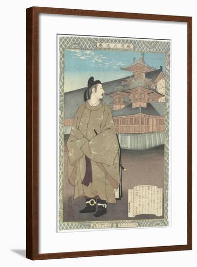 Ono No To Fu, May 1886-Kobayashi Kiyochika-Framed Giclee Print