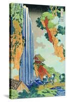 Ono Waterfall, the Kiso Highway-Katsushika Hokusai-Stretched Canvas