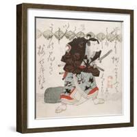 Onoe Kikugoro III as Nagoya Sanza in the Saya-Ate-Utagawa Kunisada-Framed Giclee Print