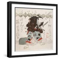 Onoe Kikugoro III as Nagoya Sanza in the Saya-Ate-Utagawa Kunisada-Framed Giclee Print