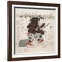 Onoe Kikugoro III as Nagoya Sanza in the Saya-Ate-Utagawa Kunisada-Framed Giclee Print