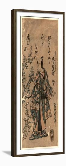 Onoe Kikugoro No Sanjo Kokaji Munechika-Torii Kiyomitsu-Framed Giclee Print