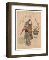 Onoe Kikugoro to Umebachi-Utagawa Kuniyasu-Framed Giclee Print