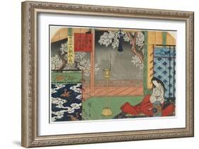 Onono Komachi, 1843-1847-Utagawa Hiroshige-Framed Giclee Print