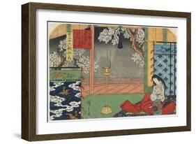 Onono Komachi, 1843-1847-Utagawa Hiroshige-Framed Giclee Print