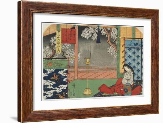 Onono Komachi, 1843-1847-Utagawa Hiroshige-Framed Giclee Print