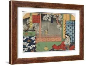 Onono Komachi, 1843-1847-Utagawa Hiroshige-Framed Giclee Print