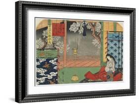 Onono Komachi, 1843-1847-Utagawa Hiroshige-Framed Giclee Print