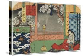 Onono Komachi, 1843-1847-Utagawa Hiroshige-Stretched Canvas