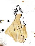 Form Dress Gold-OnRei-Art Print