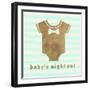 Onsie-Lola Bryant-Framed Art Print