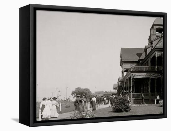 Ontario Beach Park, Rochester, N.Y.-null-Framed Stretched Canvas