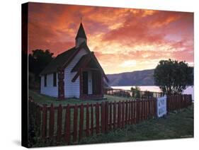 Onuku Marae, Akaroa, Banks Peninsula, South Island, New Zealand-Doug Pearson-Stretched Canvas