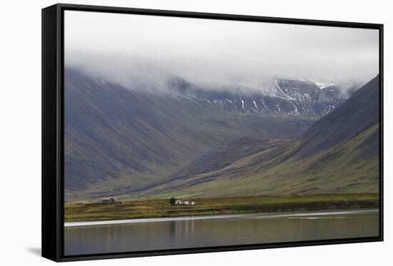 Onundarfjordur, West Fjords, Iceland, Polar Regions-Michael-Framed Stretched Canvas