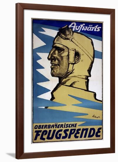 "Onwards: Upper Bavarian Aviation Fund", 1916-Fritz Erler-Framed Giclee Print