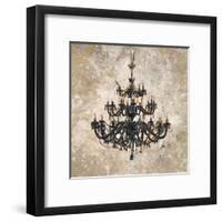 Onyx Chandelier-Marta Wiley-Framed Art Print